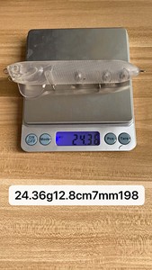 เหยื่อตกปลา ABS Popper ขนาด 125 มม. ไม่มีขั้นต่ำในการสั่งซื้อ น้ำหนัก 24.36 กรัม แบบไม่มีสี รุ่น Blank Crankbait 198 #   ฟรีอาย - Product Image 3