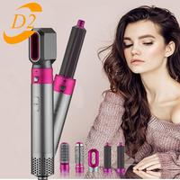 Máy Ép Tóc Đa Năng 5 Trong 1, Máy Duỗi Tóc Khô Và Ướt, Máy Tạo Kiểu Tóc Tự Động Hút Tóc, Máy Sấy Tóc