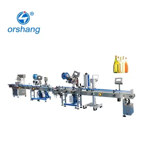 Automatic Plastic Bottle Olive Oil Liquid Essential Oil Liquid Bottle Filling Capping And Labeling Production Line