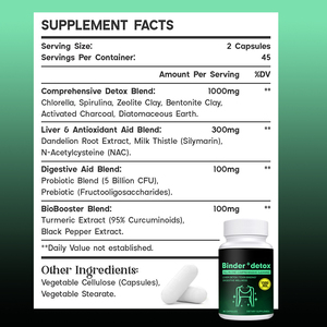 Cápsulas Detox Wellbody OEM/ODM con Raíz de Diente de León y 5 Mil Millones de UFC, Apoyan la Salud del Hígado y Promueven la Salud Digestiva - Product Image 2