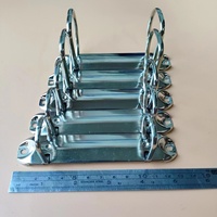 Kunden spezifischer Metall 3 Ring Buchbinder Clip Black Ring Binder Clip Mechanismus für Ordner