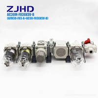 ZJHD Personnalisé Air Combinaison Filtre À Air Régulateur Lubrificateur Brouillard Séparateur FRL Unité AF AFM AR AL AC30M-F03EKSV-B pour Machine