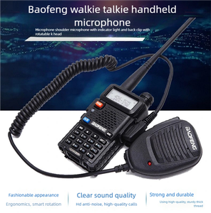 Micrófono de Mano Universal <span class=keywords><strong>Baofeng</strong></span> K Port Anticaída con Altavoz, Micrófono de Hombro para <span class=keywords><strong>Walkie</strong></span> <span class=keywords><strong>Talkie</strong></span>, OEM ODM con Color Personalizado Disponible - Product Image 6