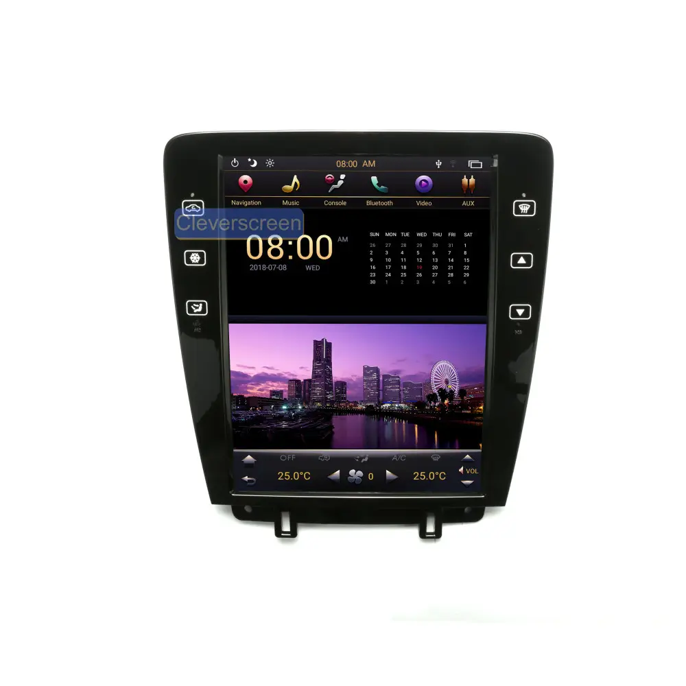 Beliebte Android Car Audio Player Auto GPS Navigation Auto DVD Player Rahmen für Ford Mustang 2009-2013