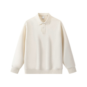 <span class=keywords><strong>Polo</strong></span> da <span class=keywords><strong>Uomo</strong></span> a Maniche Lunghe in Tessuto Misto Cotone Traspirante, Lavorazione a Maglia Spazzolata, Vestibilità Comoda e Casual - Product Image 1