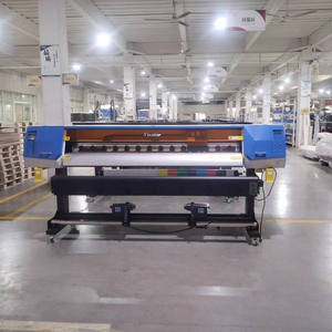 Penjualan langsung pabrik Tiongkok 1.8m Printer nonair ramah lingkungan dengan mesin cetak terpal Format besar kepala XP600 F1080 i3200