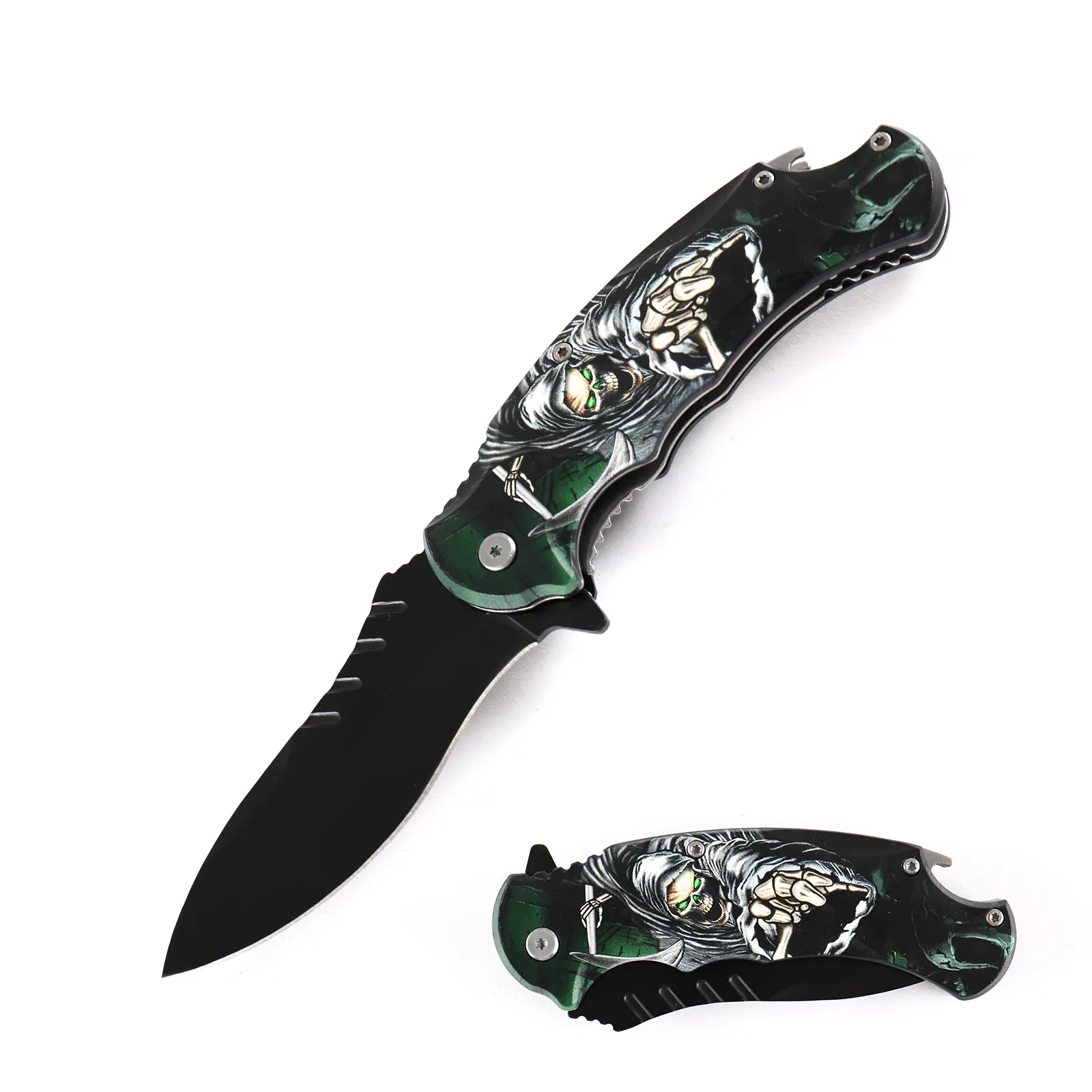 2021 New Design Multi Functional Knife plastic Folding Knife Steel Quick-change pocket knife