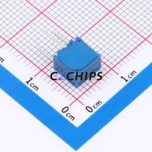 ตัวต้านทาน/โพเทนชิโอมิเตอร์แบบปรับได้สำหรับ3362S-204-3H ผ่านชิ้นส่วนรู (THT)-3P, ตัวต้านทาน7x6.8มม. 200Kohm 10% 500 250mw ppm/℃ - Product Image 2