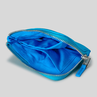 Étui à cosmétiques mini tendance en nylon écologique avec fermeture éclair, logo personnalisé, carré matelassé, portable, mignon, sac à maquillage