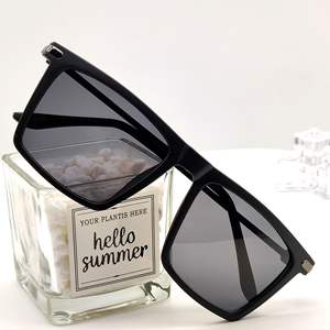 Nuevas Gafas de Sol Polarizadas con Marco Negro, Lentes TAC UV400, Antideslumbrantes, Unisex, para Conducir, Pescar, Deportes al Aire Libre, Moda - Product Image 1