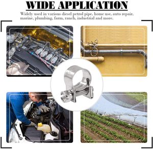 Abrazadera acero <span class=keywords><strong>collier</strong></span> de serrage Mini Ống nhiên liệu kẹp coliere pentru furtun cho khí phụ tùng ô tô - Product Image 6