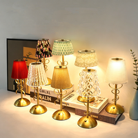 Lampe de table LED rechargeable sans fil, design moderne, portable, tactile, pour restaurant, hôtel de luxe, lampe de chevet.