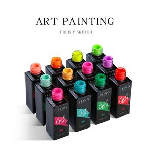 JTING Set de 12 Colores de Gel para Decoración de Uñas, Esmalte de Gel para Pintar con Pincel, 12ml, con Pincel para Gel, Personaliza con tu Propia Marca OEM - Product Image 6