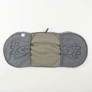 Serviette pour chiens en microfibre ultra absorbante, séchage rapide, sans peluches, épaisse, extra large, avec poches confortables pour les mains, lavable en machine - Product Image 5