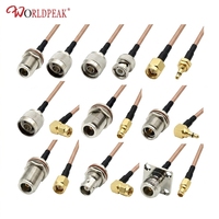 Câble coaxial RF personnalisé WODF SMA BNC TNC UHF N Type pour antenne Wifi, rallonge de câble de liaison RG174 RG316 RG58 RG400