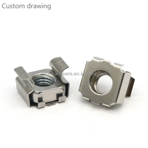 Écrou à <span class=keywords><strong>cage</strong></span> personnalisé en gros Clip en U Écrou à souder Écrou à <span class=keywords><strong>pince</strong></span> flottant carré galvanisé - Product Image 2