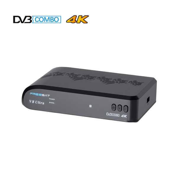 2025 Comba Satellite Receiver Freesat V8 Ultra 4K DVB-S2X/S2/S DVB-T2/Cable Decoder Built-in WiFi BISS Auto Roll Multi-Language