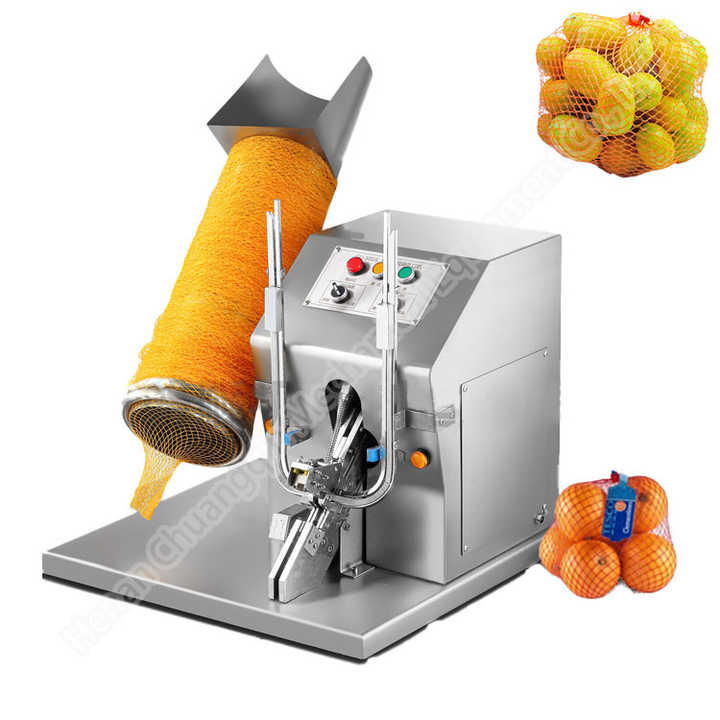 Easy to Operate Mussel Packing Machine Garlic Mesh Bag Packing Machine