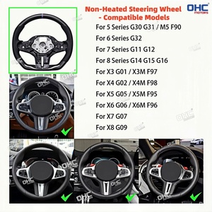 <span class=keywords><strong>Volant</strong></span> sport en fibre de carbone véritable pour <span class=keywords><strong>BMW</strong></span> M5 G30 G31 G38 G32 G11 G12 G16 M8 G06 530i G06 G07 F90 X3M avec fonction chauffante - Stock USA - Product Image 4