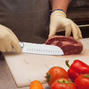 Ensemble de <span class=keywords><strong>couteaux</strong></span> de <span class=keywords><strong>cuisine</strong></span> <span class=keywords><strong>Laguiole</strong></span> en acier inoxydable de qualité supérieure 5 pièces avec manche en bois d'olivier et porte-couteau magnétique en acacia - Product Image 5