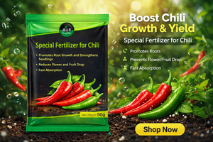 Fertilizante Premium para Chile: 50g de Fertilizante Soluble en Agua para un Rendimiento Máximo, Raíces Fuertes y Pimientos Más Picantes. Grado Profesional. - Product Image 2