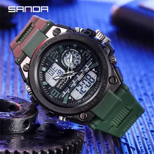 Üst marka G tarzı erkekler dijital saat şok lüks spor saatler moda su geçirmez elektronik kol saati erkekler Relogio Masculino - Product Image 4
