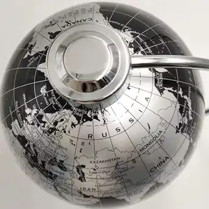 NHSUNRAY — Globe flottant de 8 pouces à lévitation magnétique, boule rotative éclairée par LED, carte du monde de la terre, pour le bureau et la maison