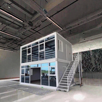 Bâtiment Modulaire Personnalisé à 3 Étages – Maison Conteneur de 20-40 pieds avec Cuisine, Appartement et Salle de Bain – Design Moderne et Respirant pour Hall