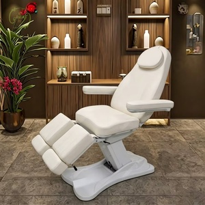 Adjustable 3 Motor Electric Chair Rotatable Leg Rest Beauty Massage SPA <b>Bed</b> - Product Image 1
