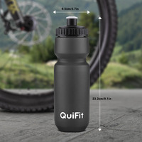 Bouteille d'eau de sport 750 ml, bidon gourde sans BPA, PP, pour le cyclisme en plein air, Trinkflasche, fabricant de logo personnalisé