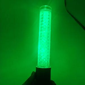 Cao có thể nhìn thấy an ninh dùi cui 26cm ống màu trắng với màu đỏ ánh sáng màu xanh lá cây LED ABS giao thông nhấp nháy dùi cui - Product Image 3