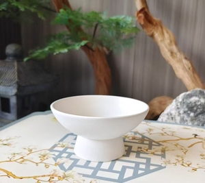 Trắng Gốm Trái Cây Snack Tấm Tinh Tế Máy Tính Để Bàn Pastry Nut Bát Mát Mới Bộ Đồ Ăn Cho Nhà Hàng Salad Món Tráng Miệng Đảng Sử Dụng - Product Image 3