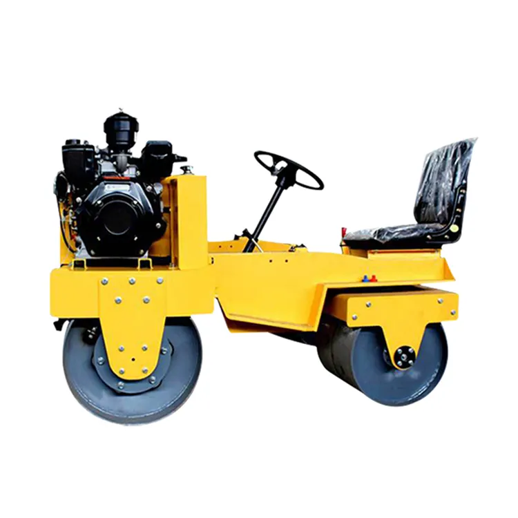 wide selection yugong road roller smooth drum walk behind roller compactor