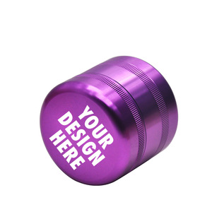 Offre Spéciale Logo Personnalisé 63 MM 4 pièces Broyeur CNC DIAMANT Dents D'air En Aluminium En Métal Fumer Herbe Broyeur - Product Image 3