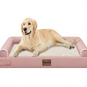 Großes Orthopädisches Hundebett XL-Größe Memory-Schaum-Sofa für Große Hunde Anpassbare Farben Wasserdichter Abnehmbarer Bezug - Product Image 1