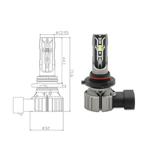 E2ซีรีย์ใหม่9005ไฟหน้า LED รถยนต์ดัดแปลงไฟรถยนต์แบบปลั๊กอินโดยตรงไฟหน้า LED - Product Image 4