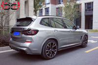 Kit carrosserie style carbone 3D (lame avant, jupes latérales, diffuseur arrière) pour BMW X3M F97 X4M F98, vente en gros directe usine, pièces auto