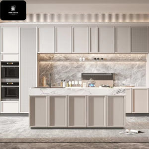 YVT Armoires de cuisine blanches haute brillance de style américain avec articles de cuisine <span class=keywords><strong>rick</strong></span> owens - Product Image 5