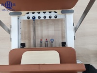 Reformeur de Pilates pliable en alliage d'aluminium avec ressorts réglables |   Équipement de musculation à domicile pour des entraînements complets du corps, musculation
