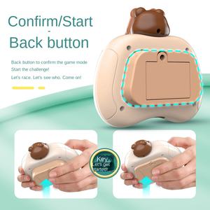 ของเล่นสำหรับเล่นเกมมีไฟสีรุ้งพร้อมตัวควบคุมเกมแบบใช้มือจับของเล่นฝึกประสาทสัมผัส - Product Image 1