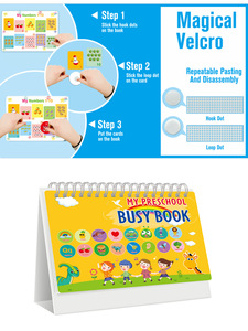Giáo Dục Sớm Montessori Đồ Chơi Cuốn Sách Bận Rộn Cho Trẻ Mới Biết Đi Hoạt Động Binder Sách Đồ Chơi Học Tập Mầm Non Của Tôi Cuốn Sách Bận Rộn Cho Trẻ Em - Product Image 5