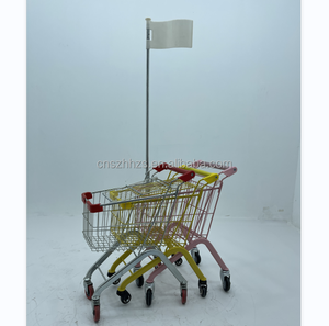 הונג הוא 20 ליטר סל סל סל ילדים עגלת קניות מיני סופרמרקט עם כיסוי דגל לעגלת הקניות התינוק - Product Image 2