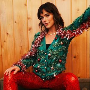 Nouveau Cardigan Classique <span class=keywords><strong>de</strong></span> Noël pour Adulte, à Bandes <span class=keywords><strong>de</strong></span> Guirlandes Festives, Style 'Ugly' Mignon, Articles Promotionnels pour Fêtes - Product Image 6