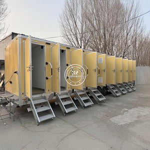 Toilettes publiques portables ADA de 10,5 m, toilettes mobiles de luxe, remorque de toilettes, camping-car, caravane, salle de bain portable - Product Image 4