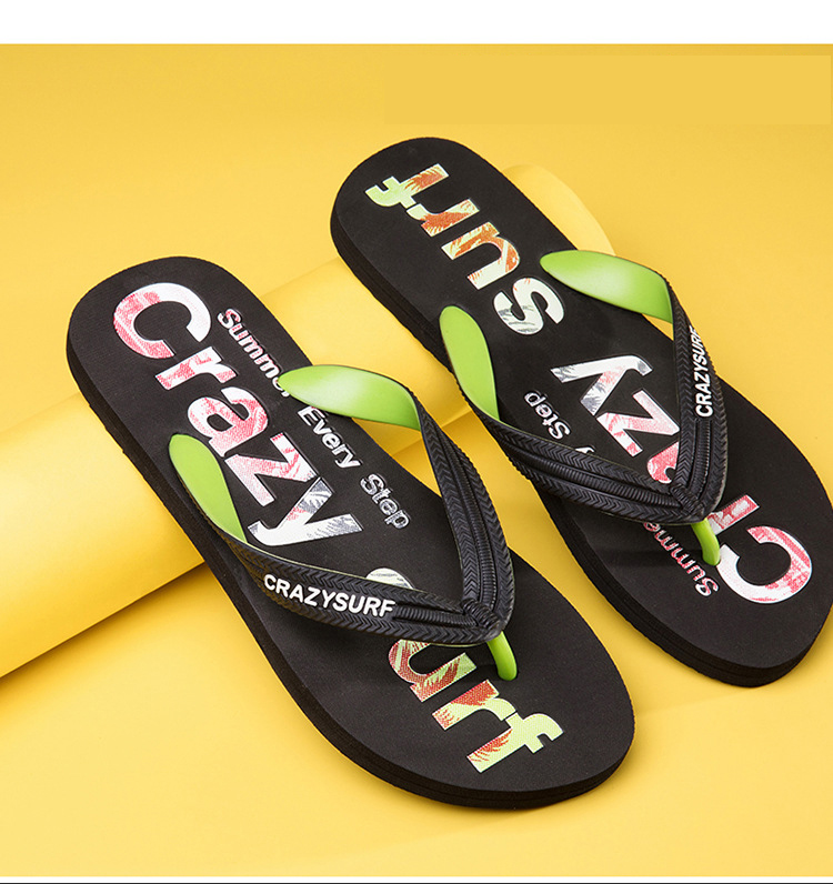 Summer Casual Flip-flops Slippers Tow Clip Rubber PVC EVA Non-slip Vietnam Slippers Men Filp Flops