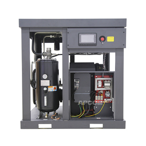 Compresseur d'air rotatif à vis APCOM 11KW 15HP jaune, compresseur industriel à aimant permanent VSD à économie d'énergie, à vendre - Product Image 3