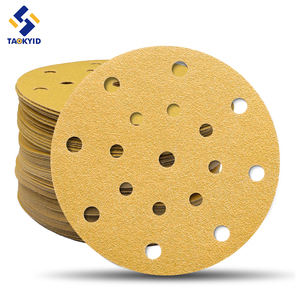 Discos de Lija 150 mm Papel de Lija 125 mm para Paneles de Yeso 6 Pulgadas Abrasivo Automotriz Cerámico Papel de Lija 150 mm Discos de Lija de Papel - Product Image 1