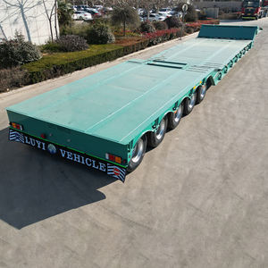 Venta Directa de Fábrica: Semirremolque de Plataforma Baja Plegable de 150 Toneladas con Cuello de Cisne, 2/3/4/5 Ejes, Personalizable - Product Image 3