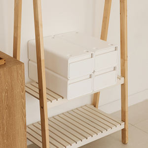 Boîte de rangement Plafarm Souffle JWPL0019 Type CC en plastique ABS, armoire modulaire empilable pour salon et chambre à coucher, vente en gros OEM - Product Image 4