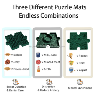 VaryWell 2026 Trending Dog Products Enrichment <strong>Slow</strong> <strong>Feeder</strong> Bowls Puzzle <strong>Slow</strong> <strong>Feeder</strong> Combination Dog Lick Mats for Dogs and <strong>Cats</strong> - Product Image 2